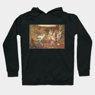 Enchanted Forest by John Anster Fitzgerald Hoodie